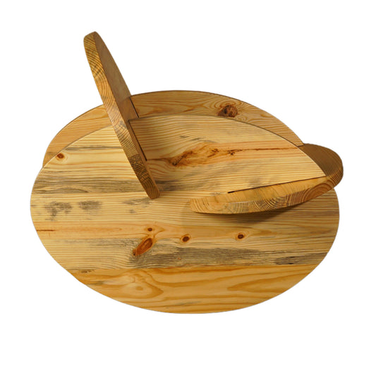 Pine Revolving Chair Natural Finish