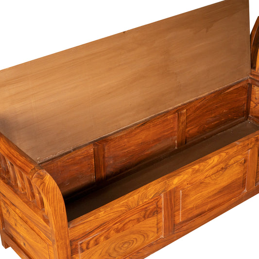 Sheesham Trunk Box Honey Finish