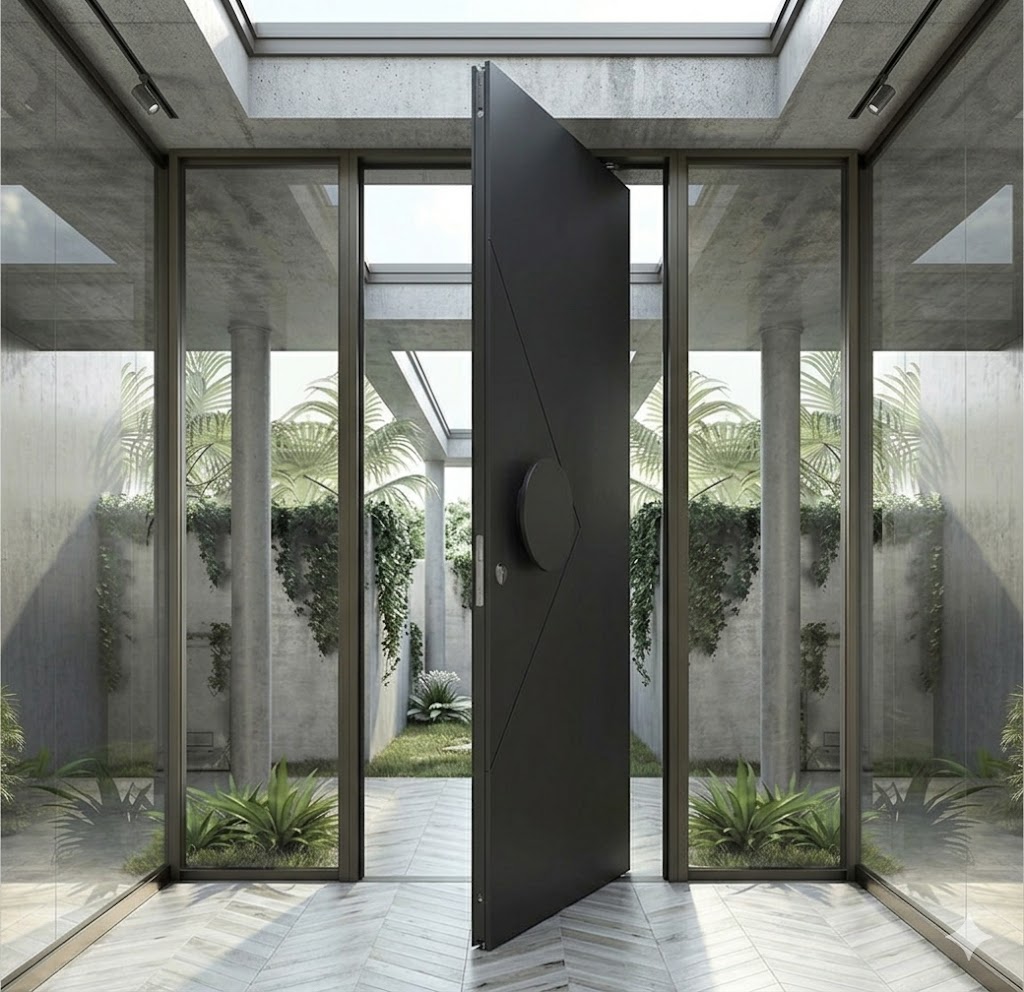 Minimalist Geometric Pivot Door - Image 2