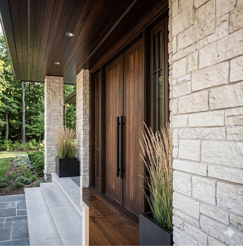 Modern Prairie Style Double Door - Image 3